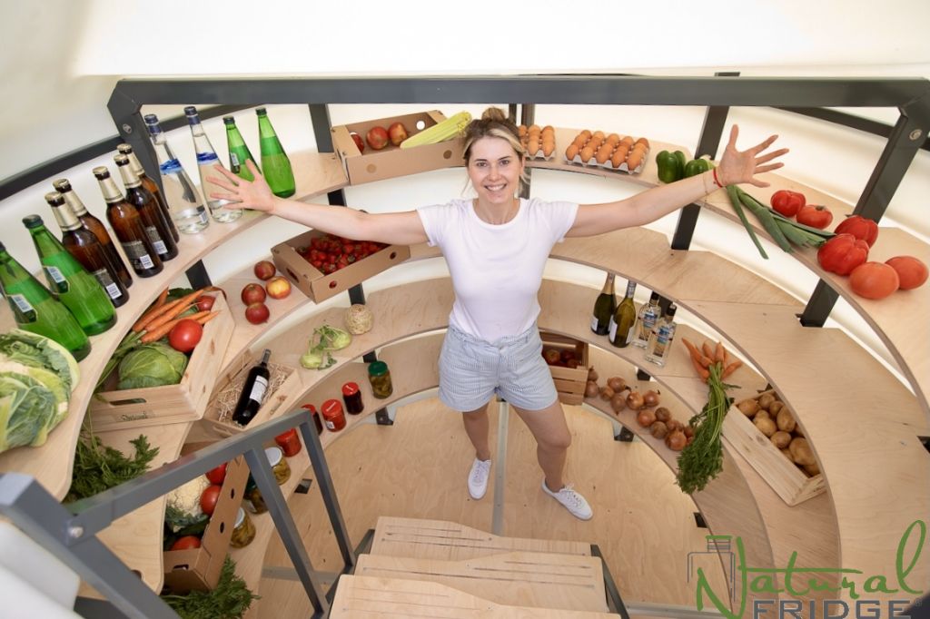 Gartenkeller Natural FRIDGE ® Speisekammer, Gartenunterstand 2,5 m zylindrisch mit schrägem Eingang nach Hause in Deutschland. © 2017-2023 BPR-PLASTECH Sp. z o. o. 🍏 Vorschriften Natural Fridge -  Angebot