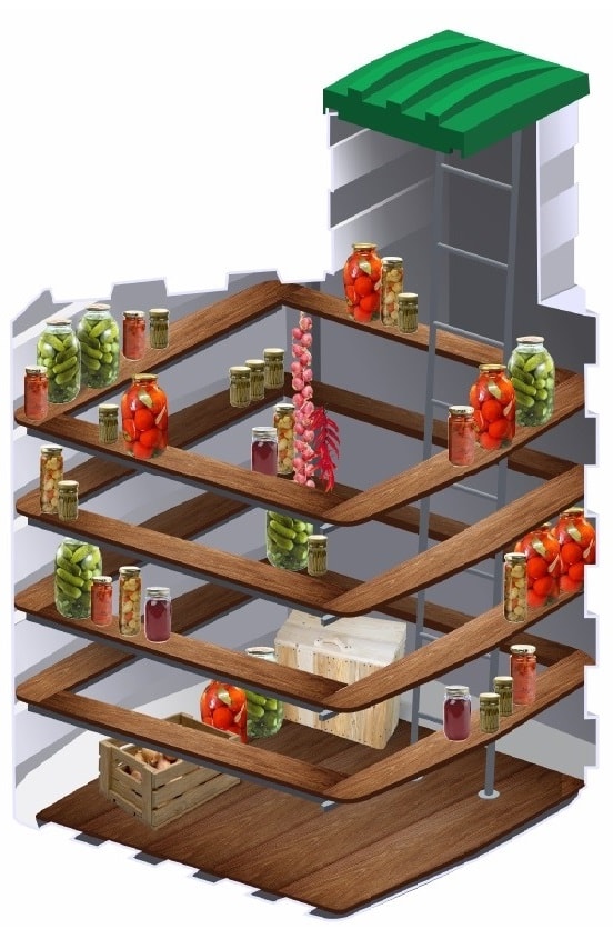 Keller aus Plastik Natural FRIDGE ® und Speisekammer absolut dicht, abmessung 1,5х1,5 m Erdkeller Modell 150x150  Unsere Vorfahren nutzten jahrhundertelang die natürliche Kälte zur Konservierung von  🍏 Vorschriften Natural Fridge -  Angebot