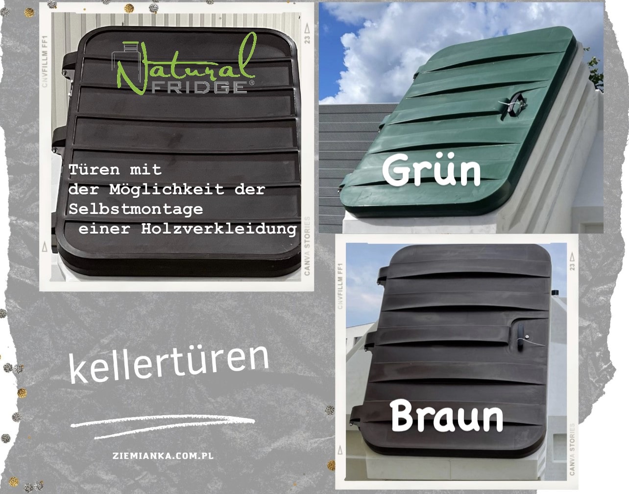Kellertüren aus Polen Natural FRIDGE - Türen für Keller aus Polen Erdkeller Modell 200x175  Fertig Erdkeller aus Polen Natural FRIDGE® für Deutschland — Naturkühlschrank – Das ist ein gutes Produkt,  🍏 Vorschriften Natural Fridge -  Angebot