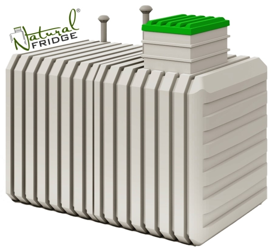 Erdkeller Modell 200x330 – 4 Regalreihen   – Maße 200x330 cm  – Höhe 265 cm   – Volumen 12,1 m³  – Gewicht 1250 kg    – Eingangsmaße 70х100 cm  – Breite der Böden  Erdkeller Modell 200x330 Natural Fridge  10.870  EUR inkl. MwSt. , zzgl.  Versandkosten