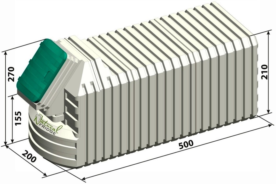 Erdkeller Modell 200x500 Installation Der Keller kann von jedem Unternehmen in Ihrer Nähe ausgeführt werden, das sich mit Erdarbeiten befasst. Weitere Details  Erdkeller Modell 200x500 Natural Fridge  14.460  EUR inkl. MwSt. , zzgl.  Versandkosten