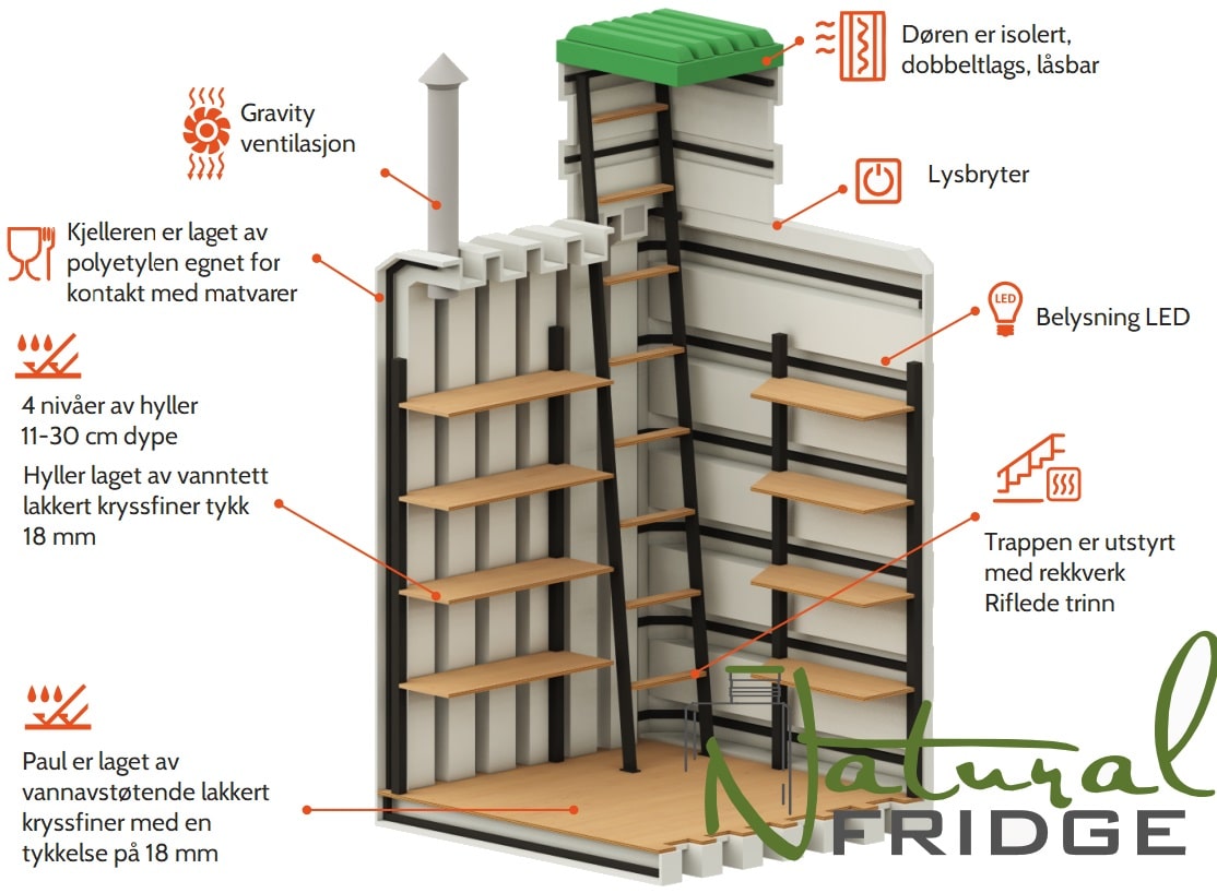 Vinkjeller 150x150 Tekniske spesifikasjoner:  EN - Technical Specifications   DE - Technisches Produktdatenblatt 🍏 Vinkjeller 150x150 Natural Fridge Bruttoverdi  5 990  EUR  By på