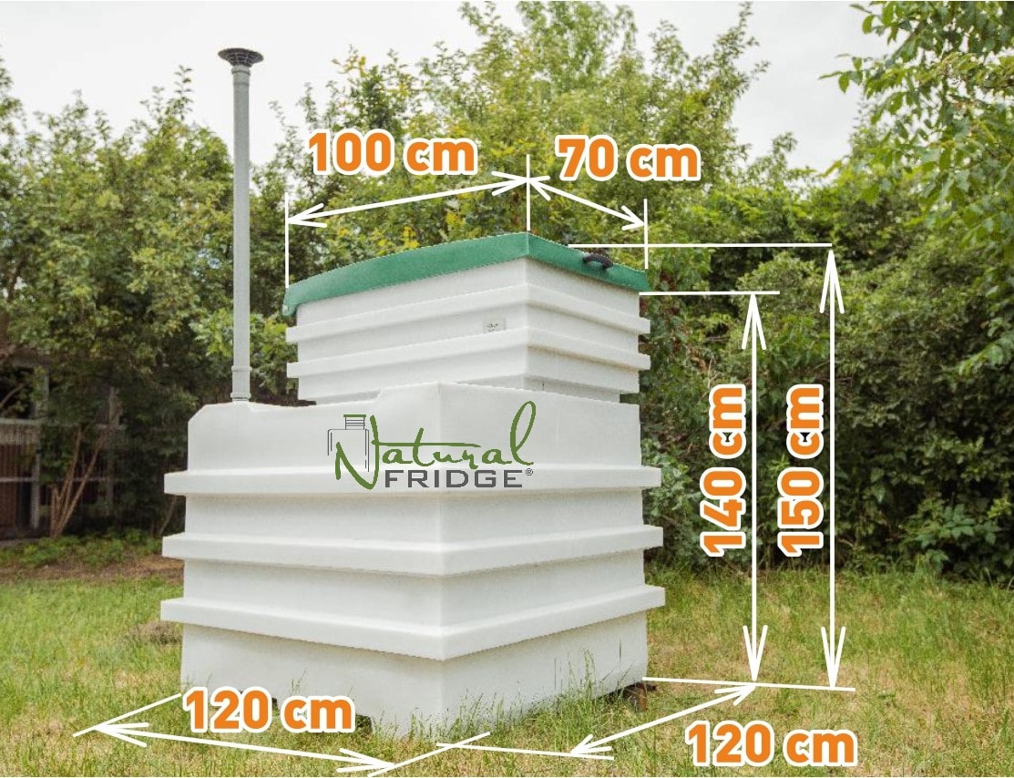 Vorschriften Erdkeller Modell 120x120 🍏 Vorschriften Natural Fridge -  Angebot