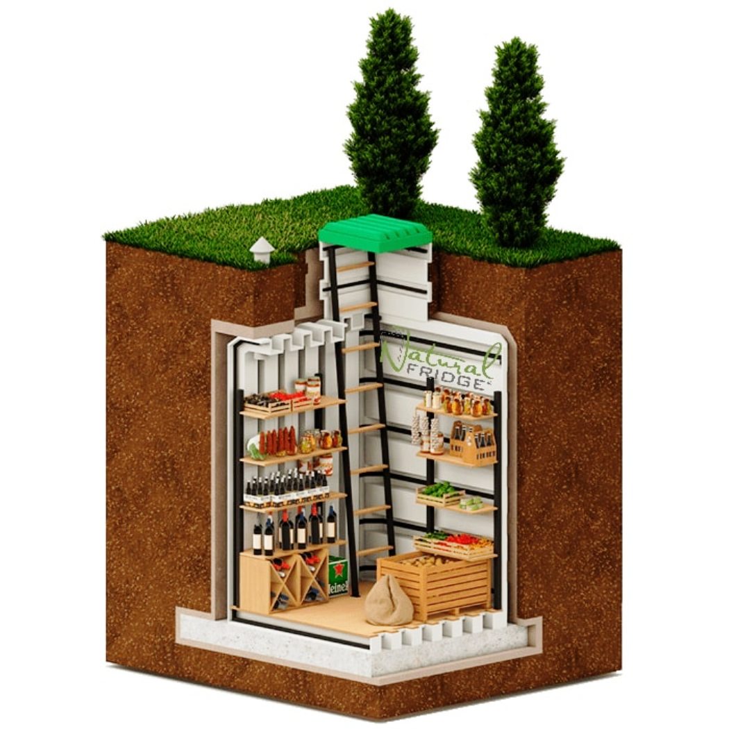 ziemianka cost of underground wine 11-30 cm  – Shelf area 3.9 m² 🍏 Wine cellar 150x150 Natural Fridge Gross price  5,990  EUR  Offer