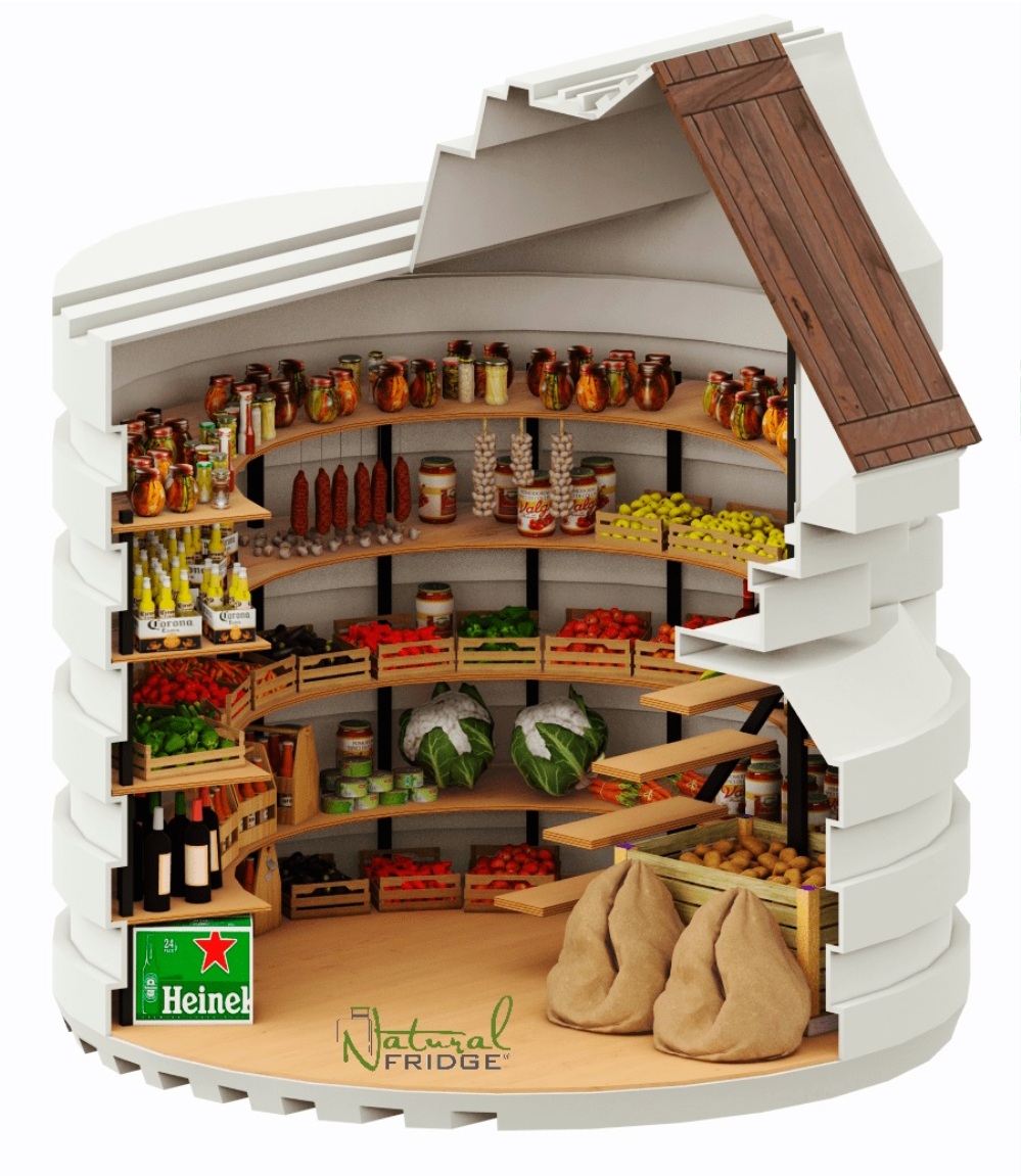 Fertig Erdkeller aus Polen, Kellerbausatz erdkeller fertigbausatz preis – 4 Regalreihen   – Durchmesser 250 cm  – Höhe 270 cm   – Volumen 9 m³  – Gewicht 900 kg     Erdkeller Modell 250 Natural Fridge  7.740  EUR inkl. MwSt. , zzgl.  Versandkosten
