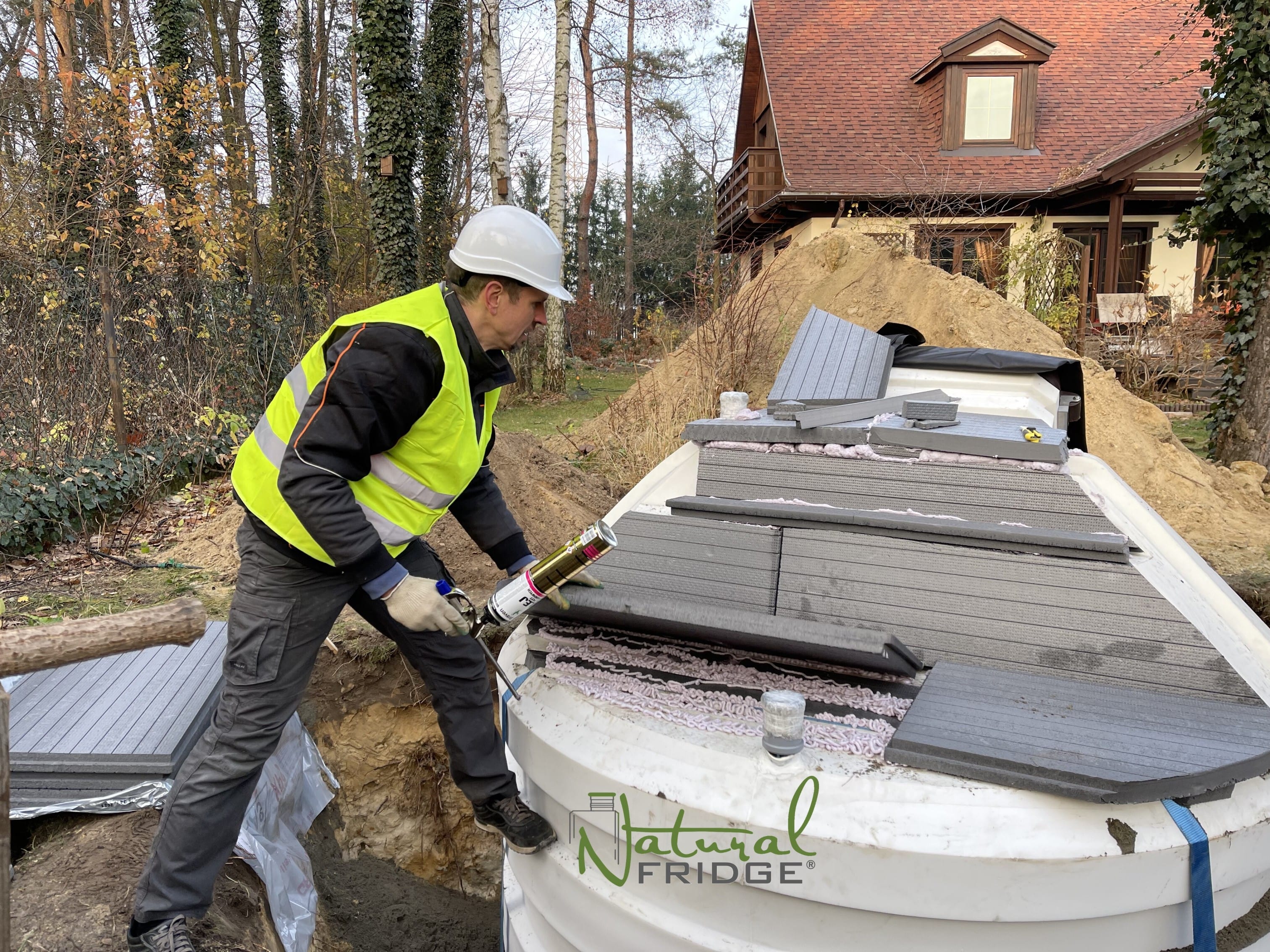 Weinkeller und schutzbunker kombination Montage   Transport Weinkeller 250 Natural Fridge  9.290  EUR inkl. MwSt. , zzgl.  Versandkosten