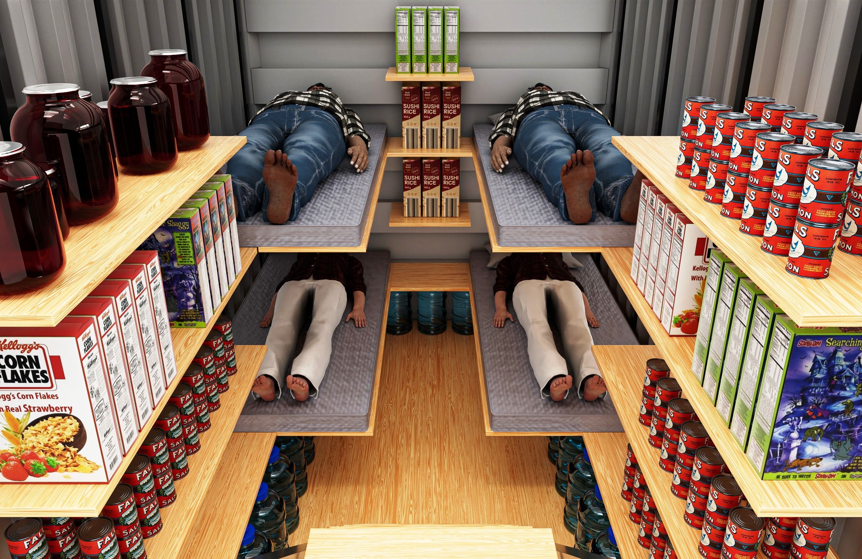Bunker – Dein sicherer Ort in unsicheren Zeiten  Bunker – Dein sicherer Ort in unsicheren Zeiten Natural Fridge -