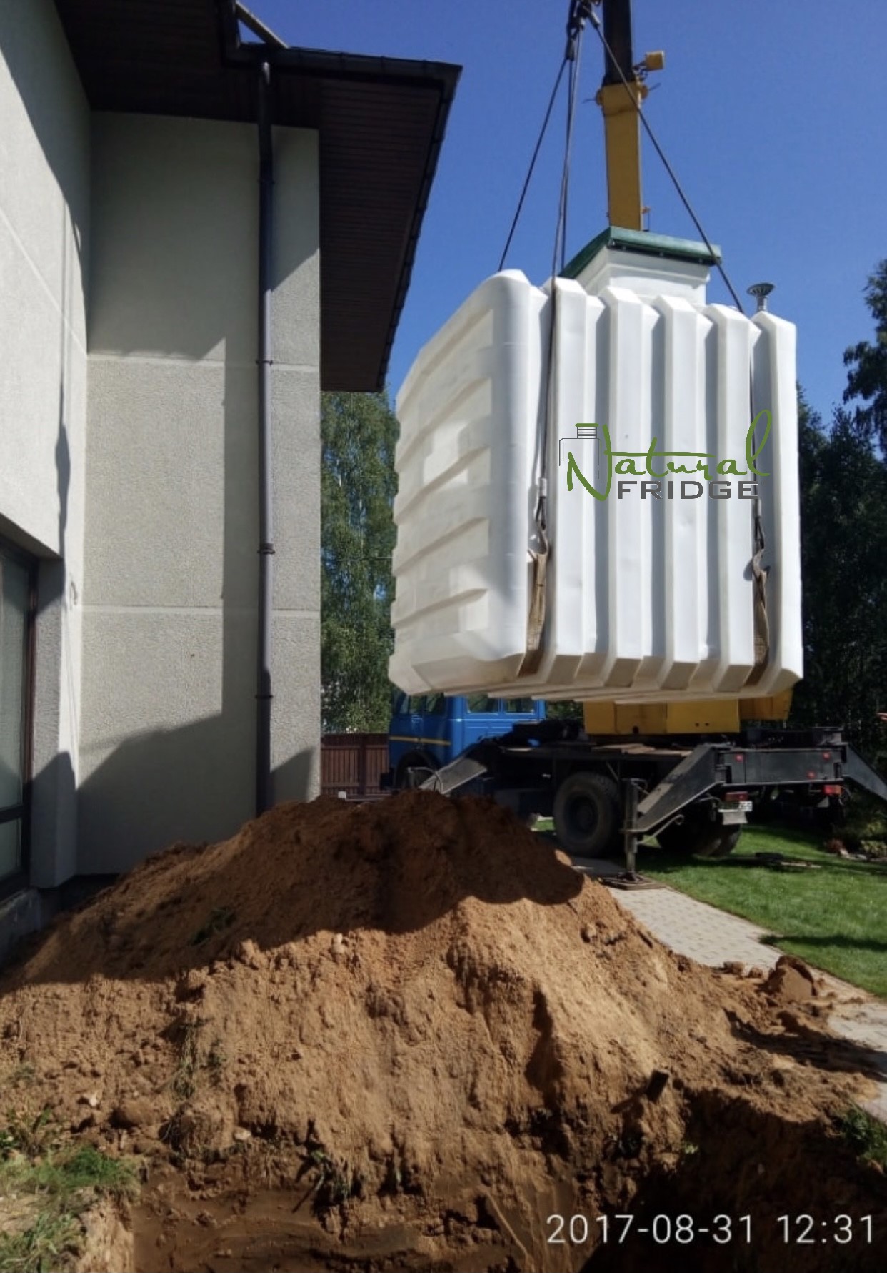 Zdjecie montazowe Piwnica ogrodowa Natural FRIDGE &reg;, spiżarnia z o. o. 🍏 Regulamin Natural Fridge -  Oferta