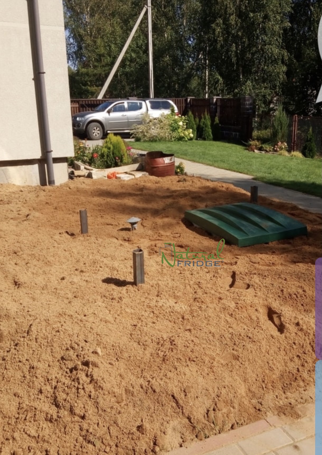 Hermetisch, mit Kunststoff- oder Holztüren. Montage in 1 Tag. Kellerbausatz, Kellergartengrundstück Gemacht   Video Erdkeller Modell 200x480 Natural Fridge  14.460  EUR inkl. MwSt. , zzgl.  Versandkosten